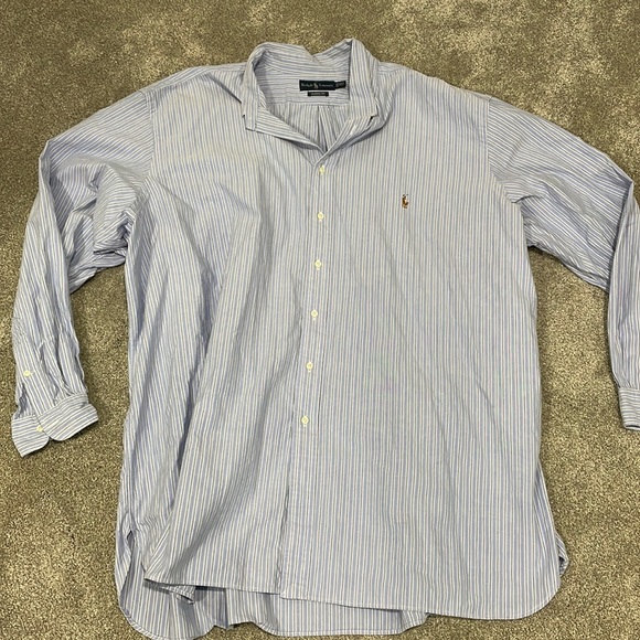 Ralph Lauren Other - Ralph Lauren Blue Stripes button down long sleeve shirt